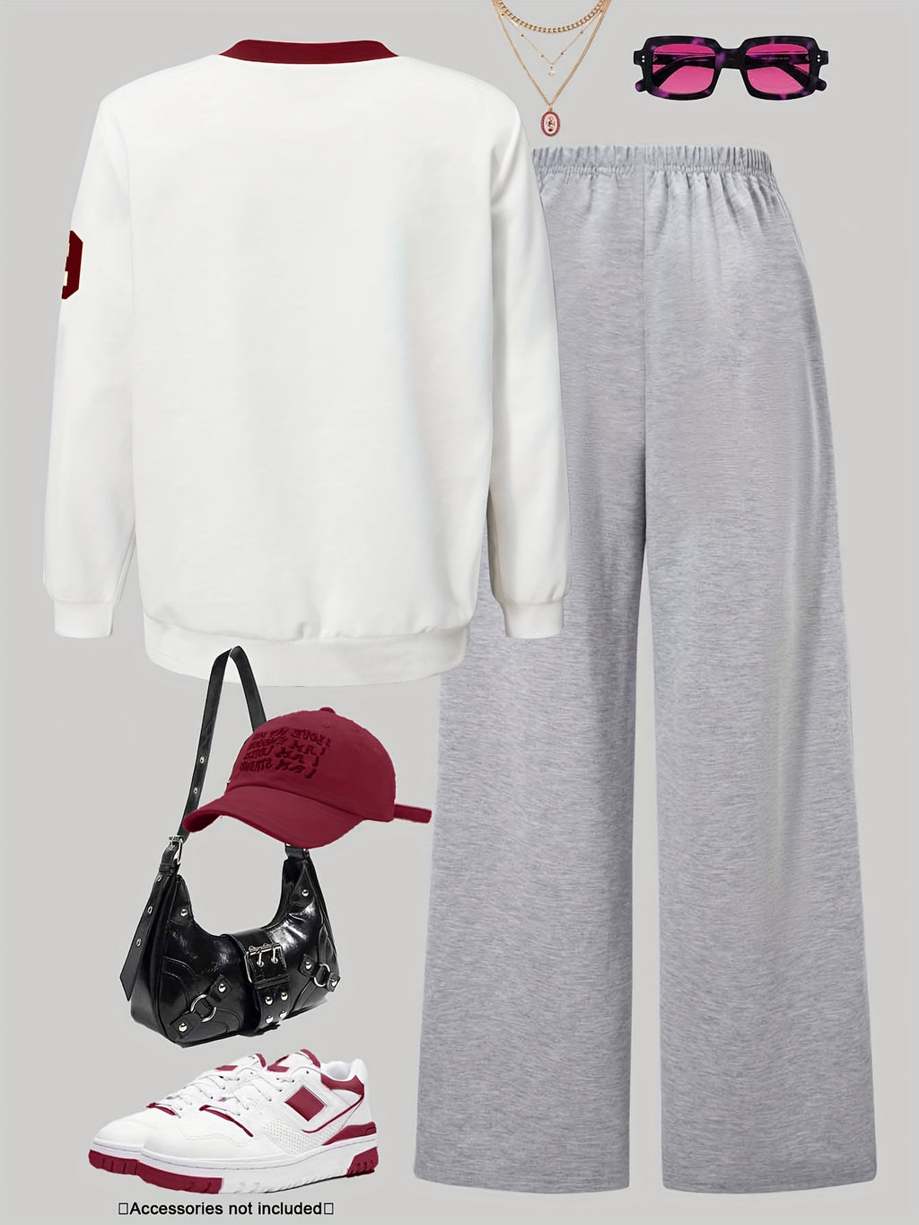 Los Angeles 79 Letter & Number Print Top and Pants Set