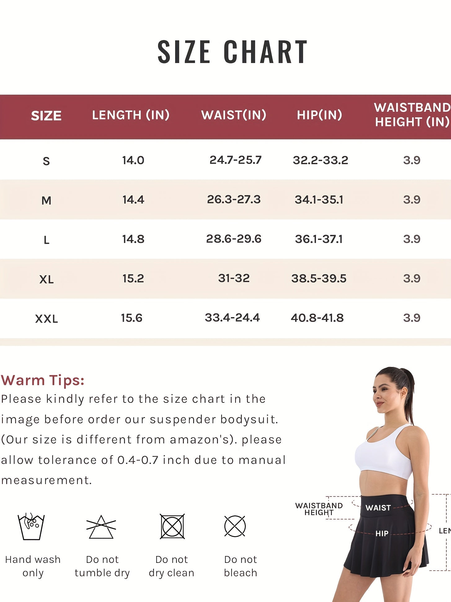 High-Waisted Athletic Skorts with 4 Pockets