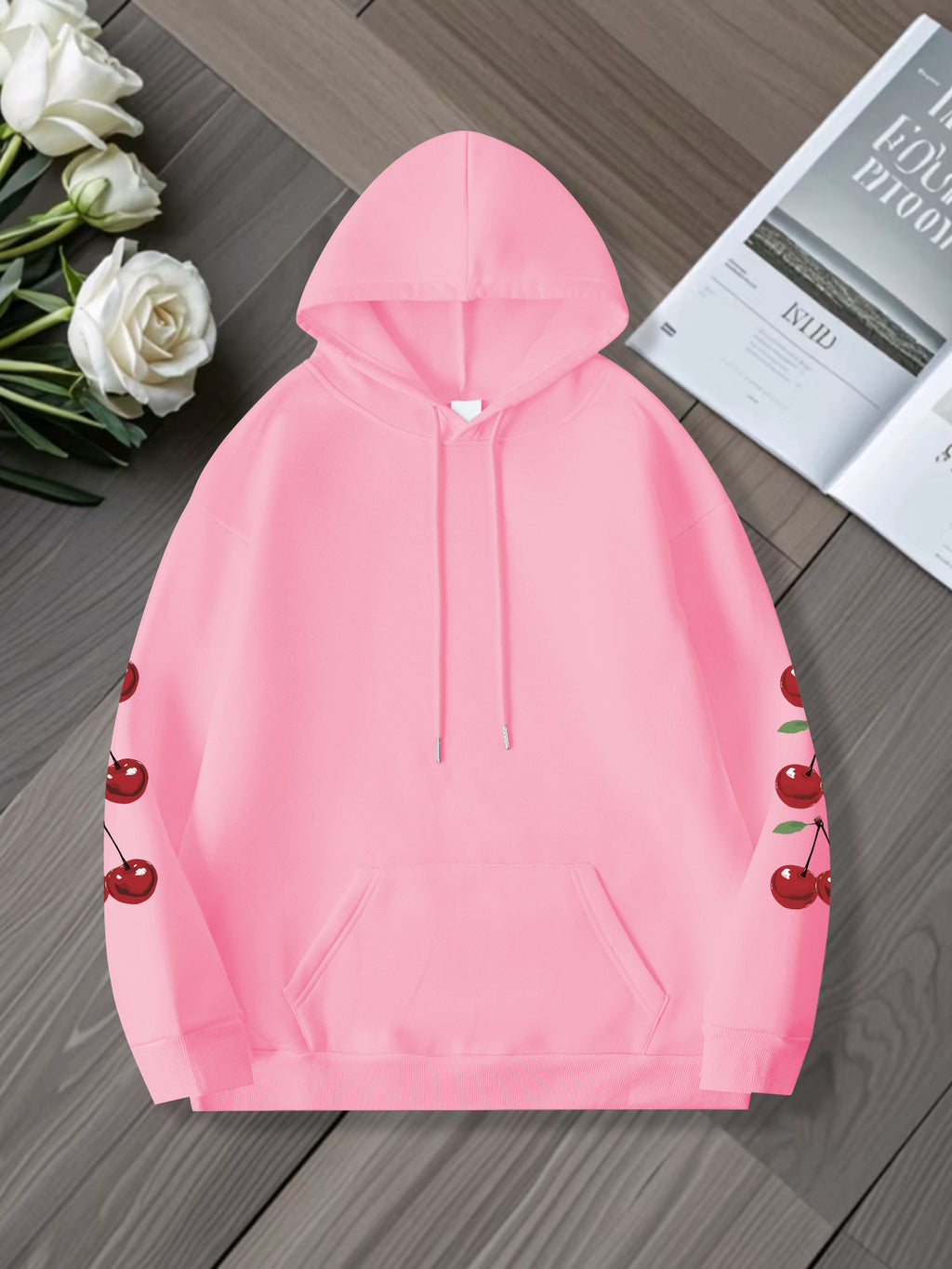 Cherry Print Hoodie