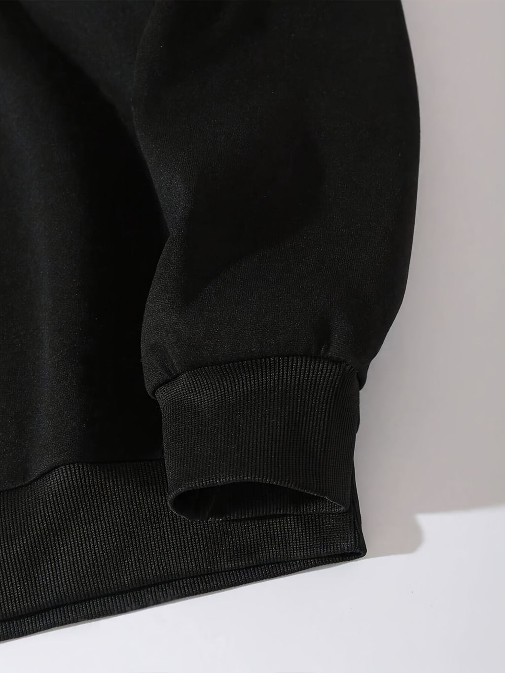 Solid Color Round Neck Sweatshirt and Sweatpants