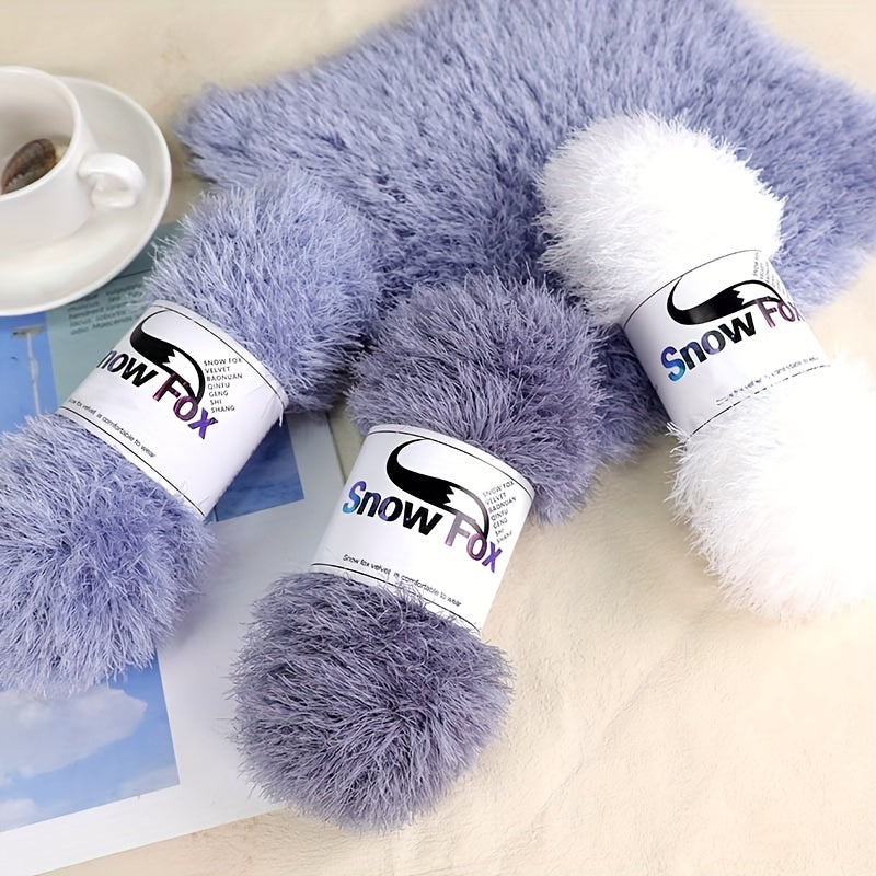 400g Lash Yarn Artificial Fur Fleece Yarn