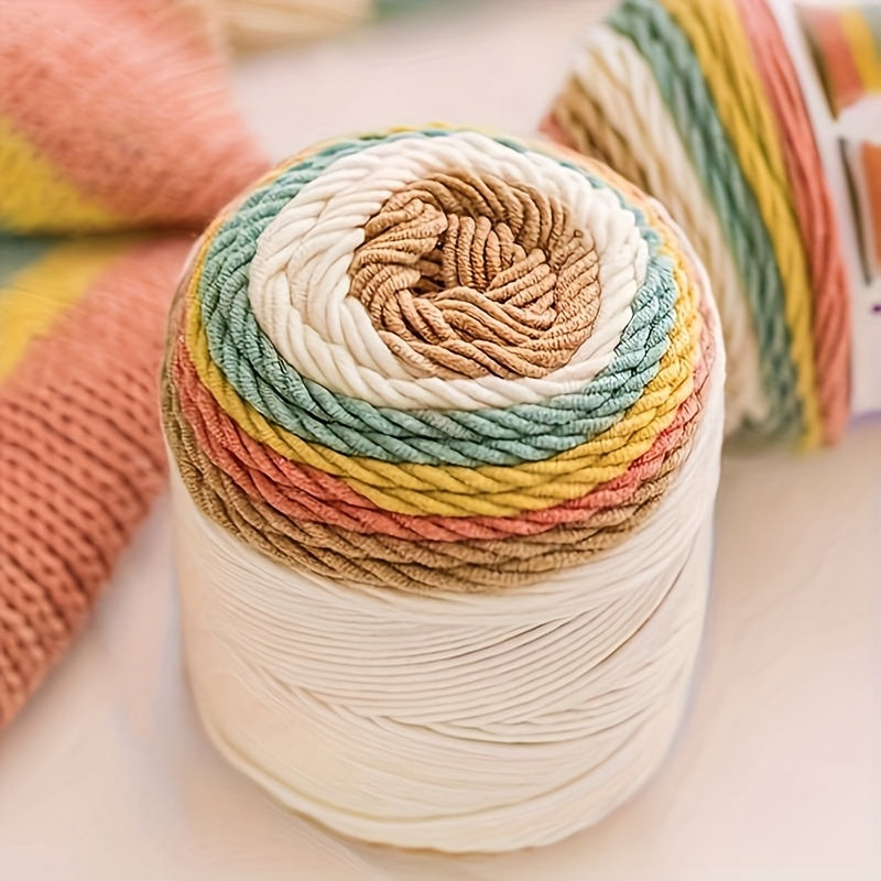 {2pcs} Rainbow 5-Strand Yarn