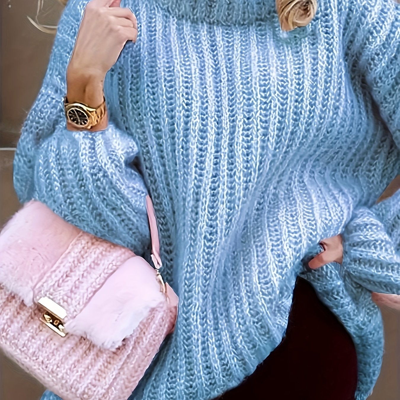 High-Neck Sweater