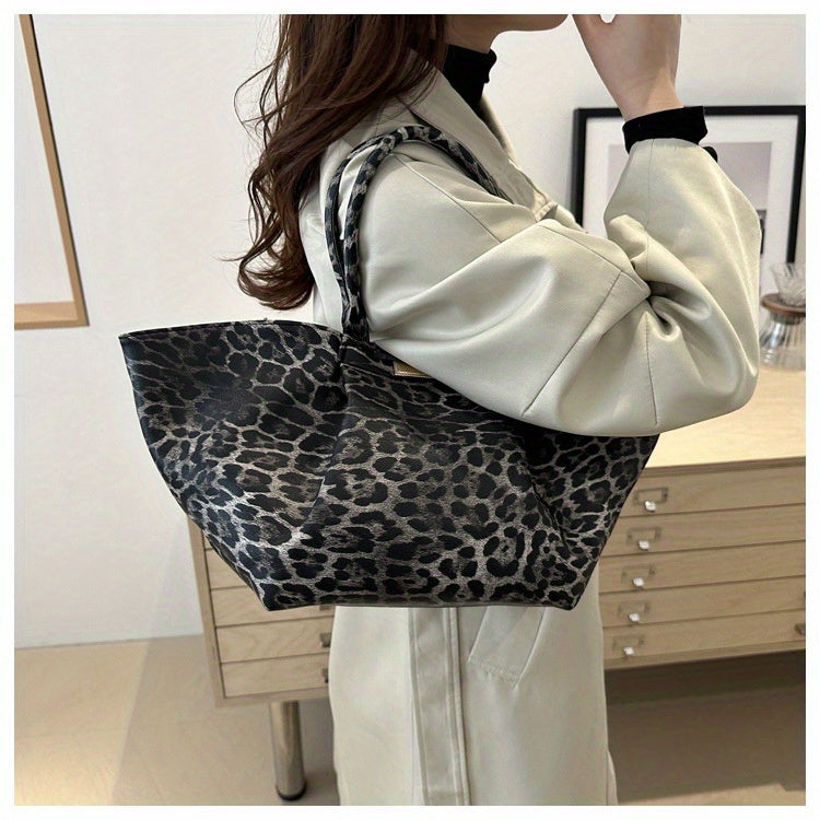 Leopard Print Tote Bag