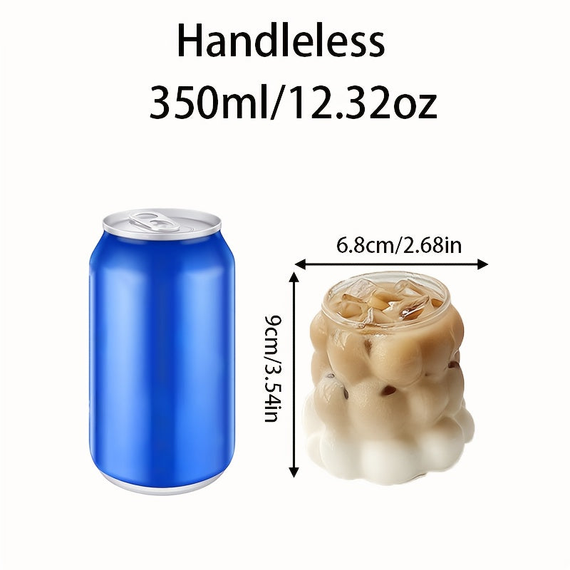 {4pcs} Grape Shape Cute Drinking Glasses with straw and straw brush