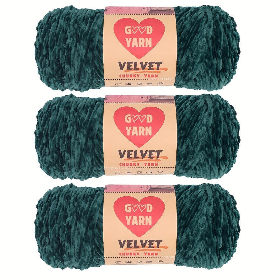 600g Big Chenille Velvet Yarn