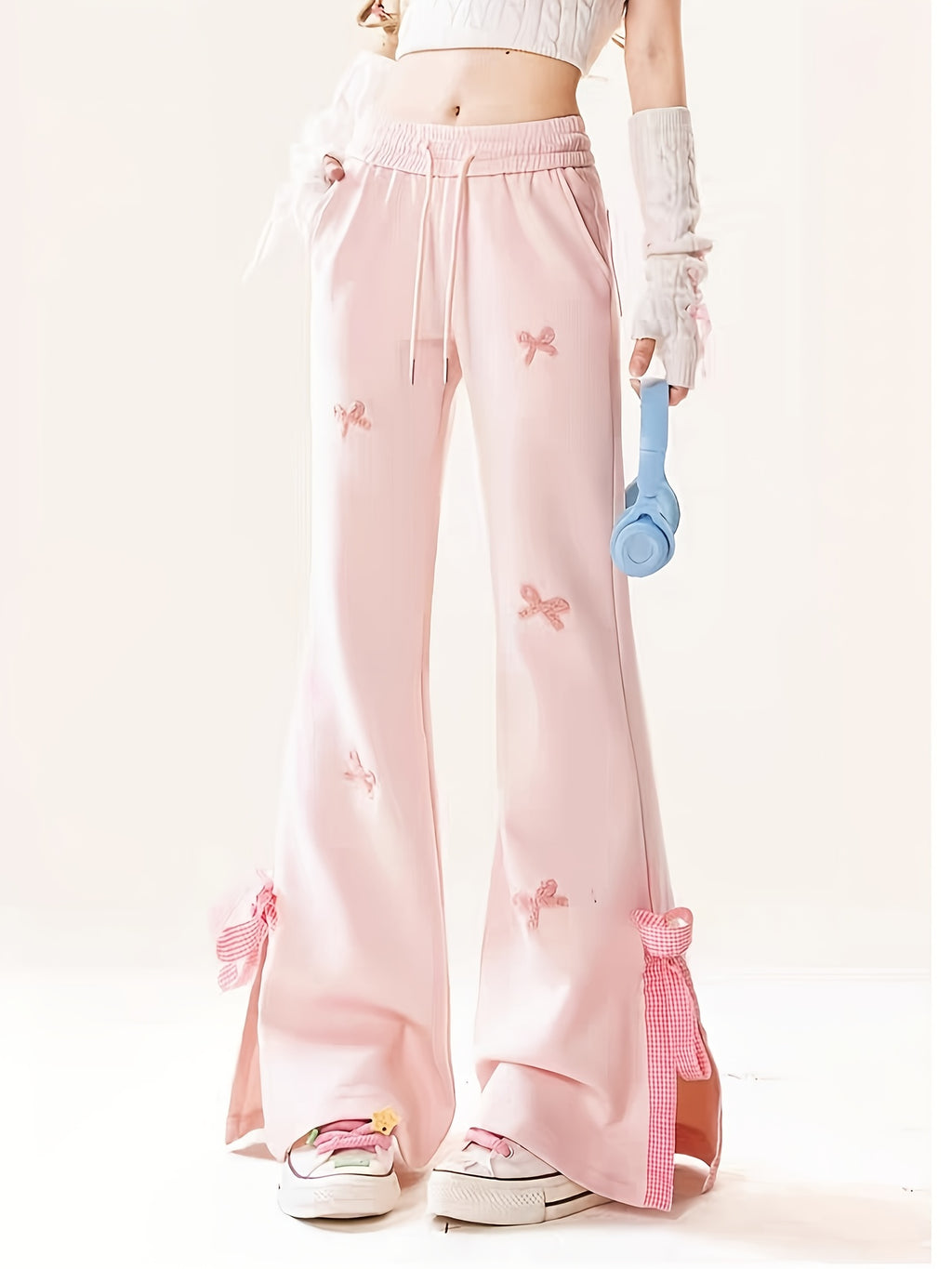 High-Waisted Flared Pants