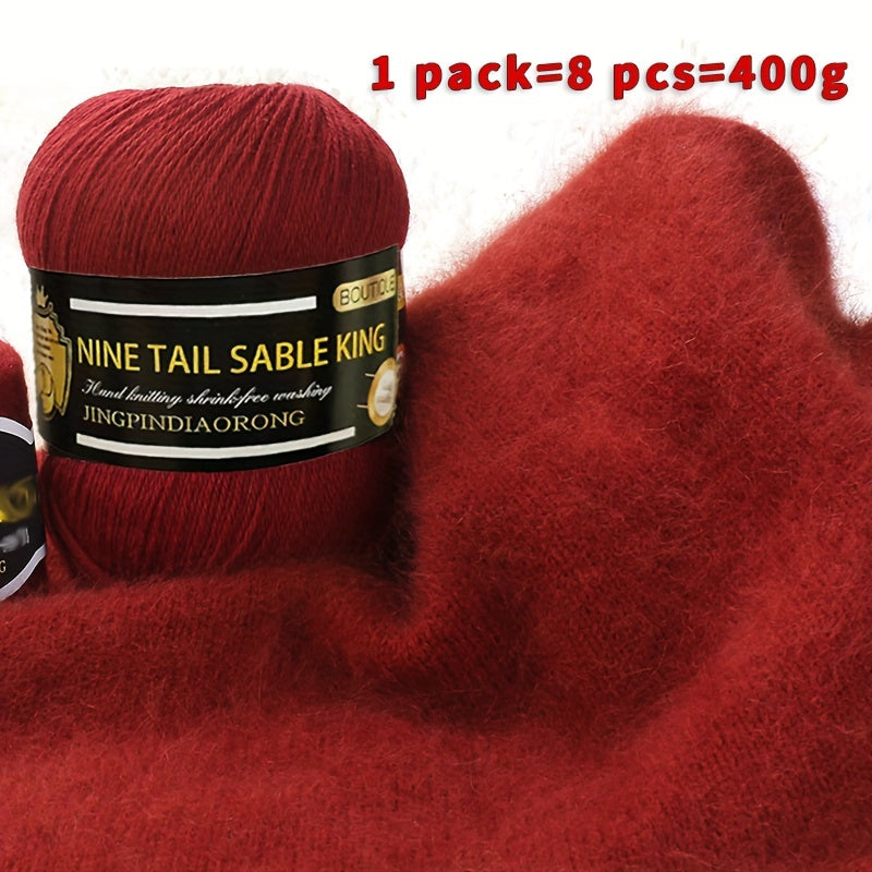 8rolls/pack Wool 10.00%, Cashmere 90.00% Yarn