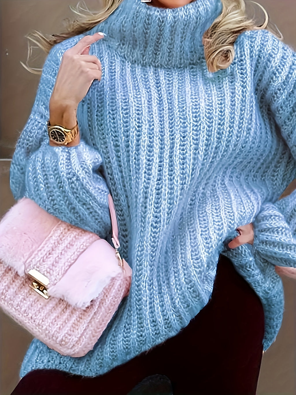 High-Neck Sweater