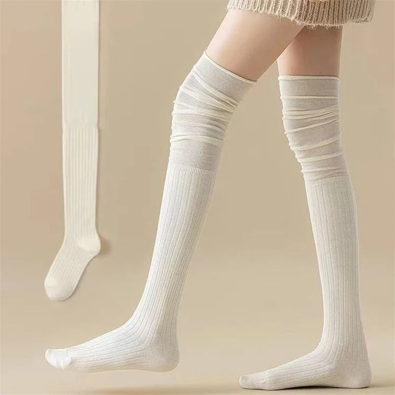 {4 Pairs} Knee-High Socks