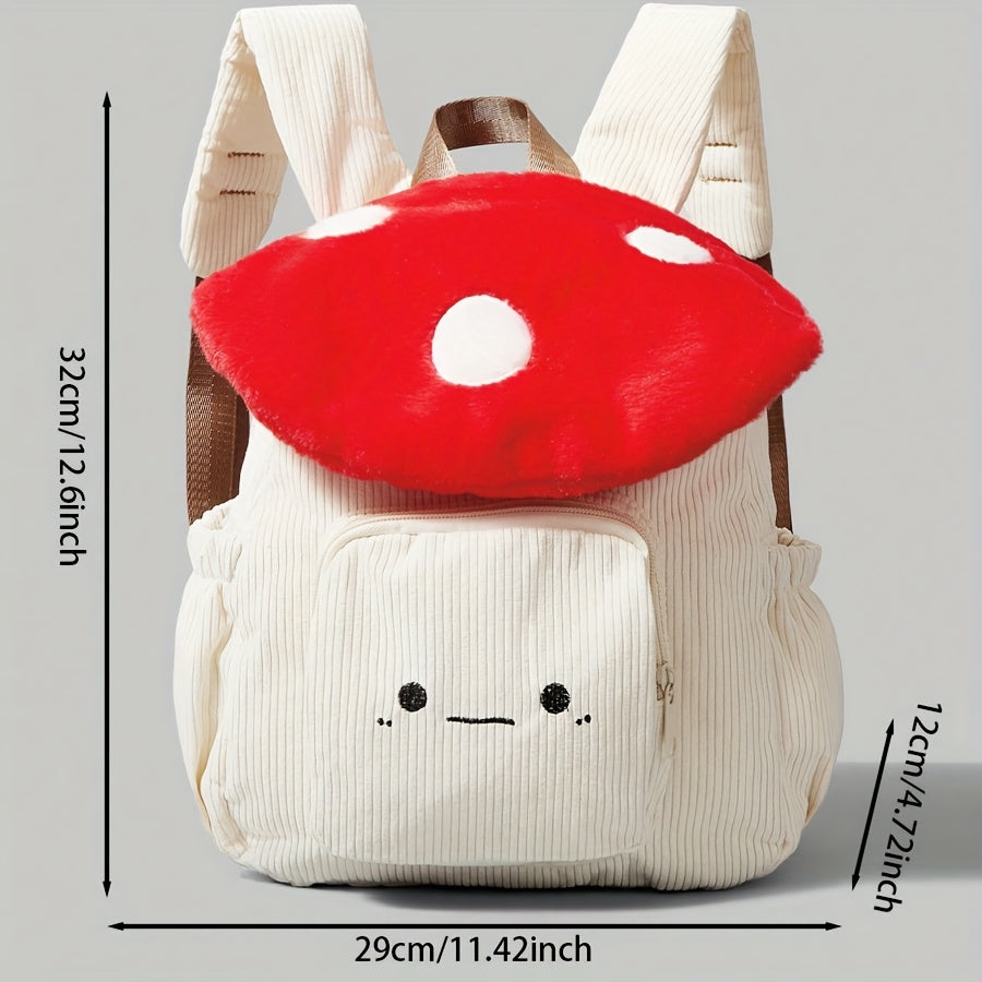 Mushroom Plush Backpack