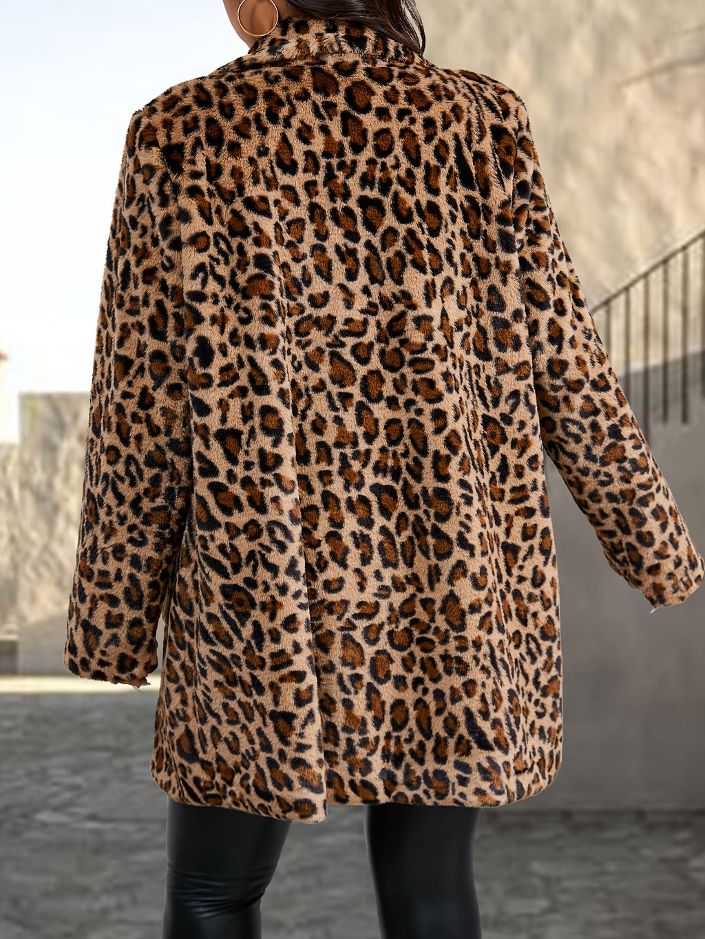 Leopard Print Coat