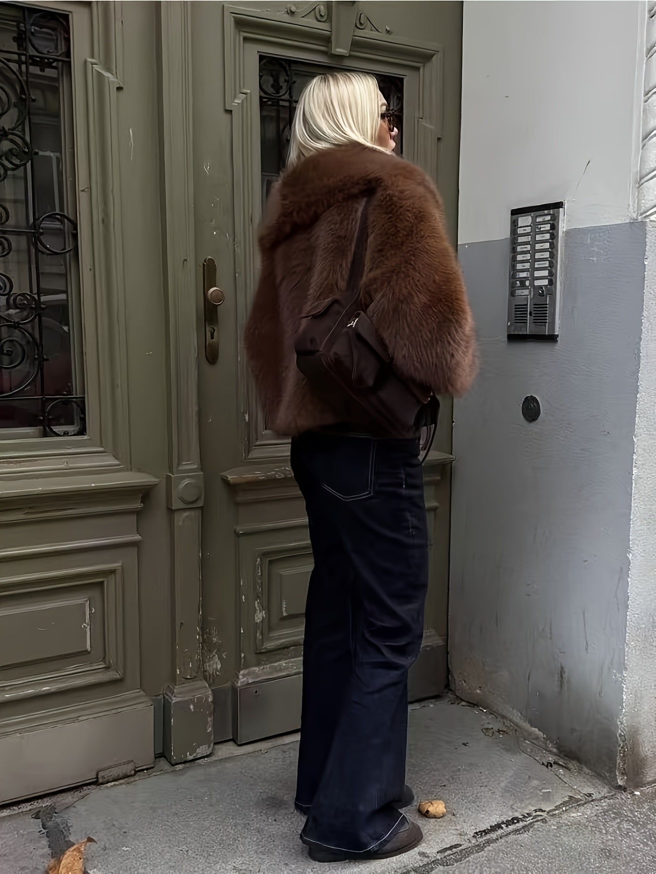 Faux Fur Short Jacket