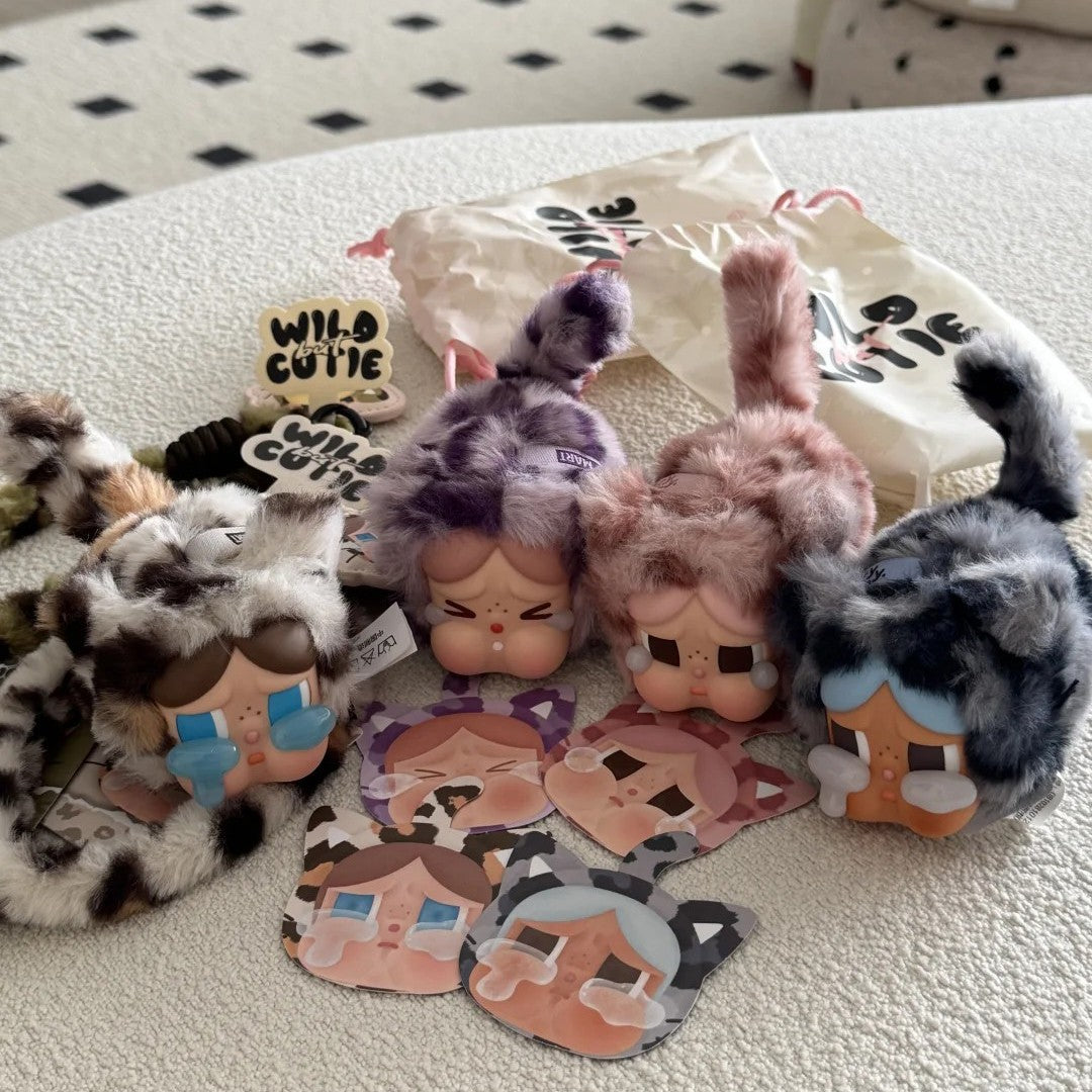 POPMART CRYBABY Wild But Cutie Series Mystery Box Plush Pendant Toys