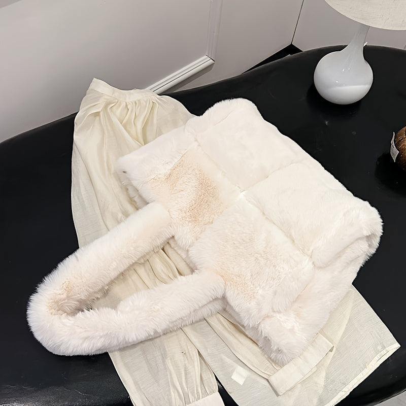 Faux Fur Shoulder Bag