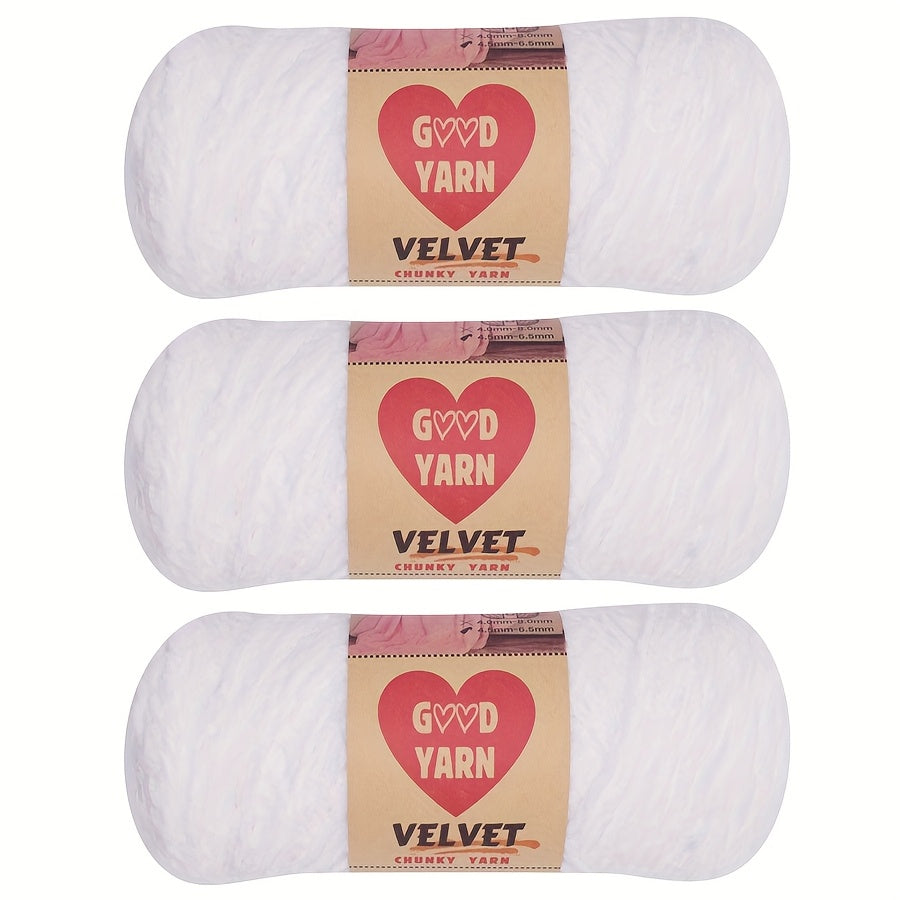 600g Big Chenille Velvet Yarn
