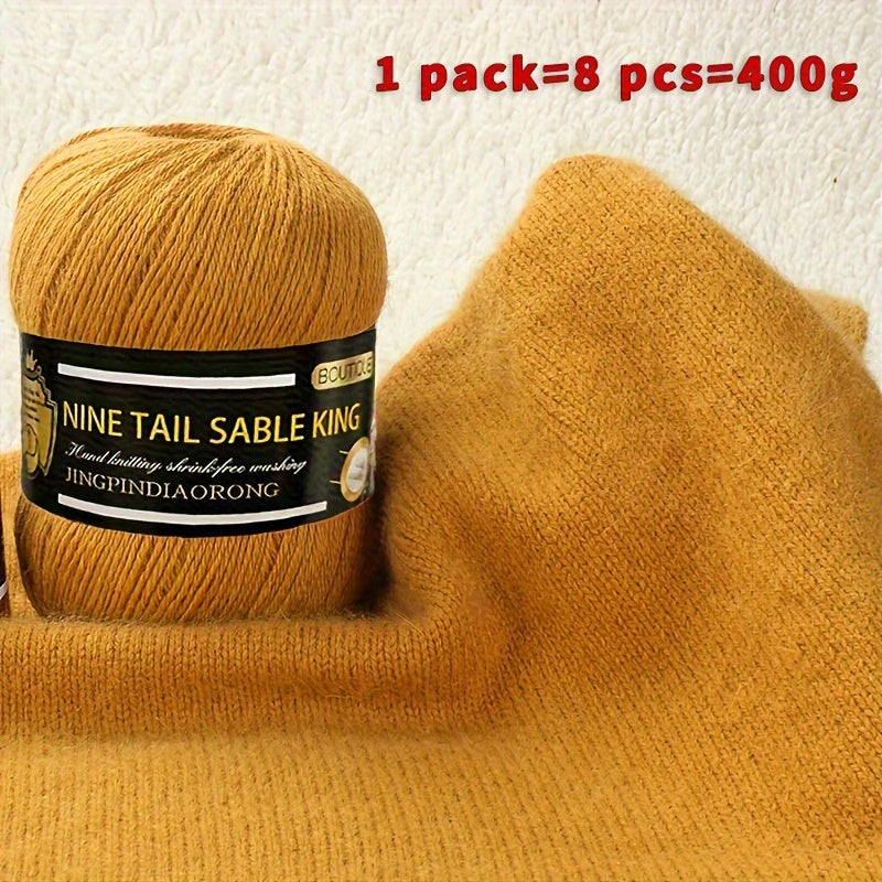 8rolls/pack Wool 10.00%, Cashmere 90.00% Yarn