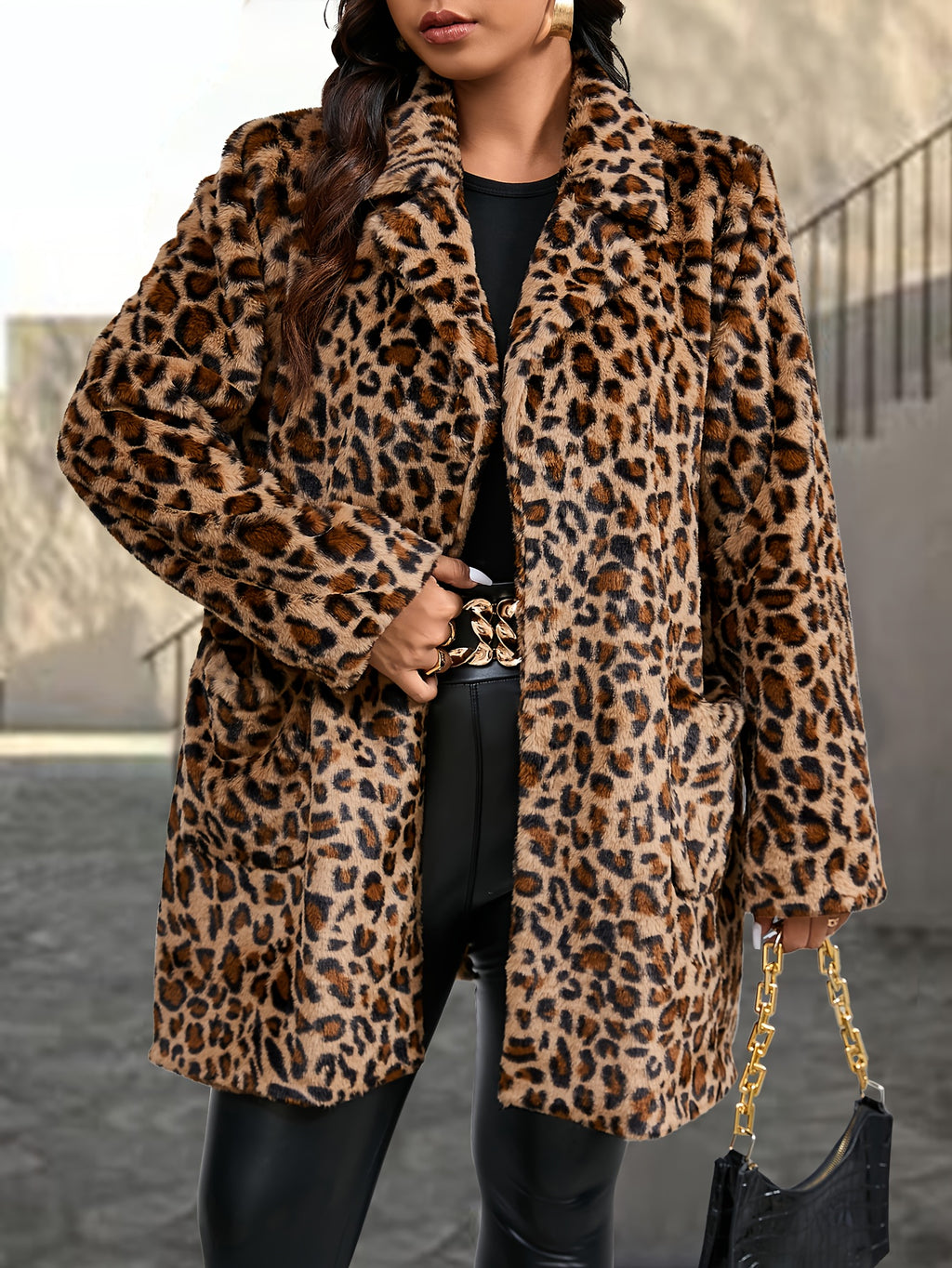 Leopard Print Coat