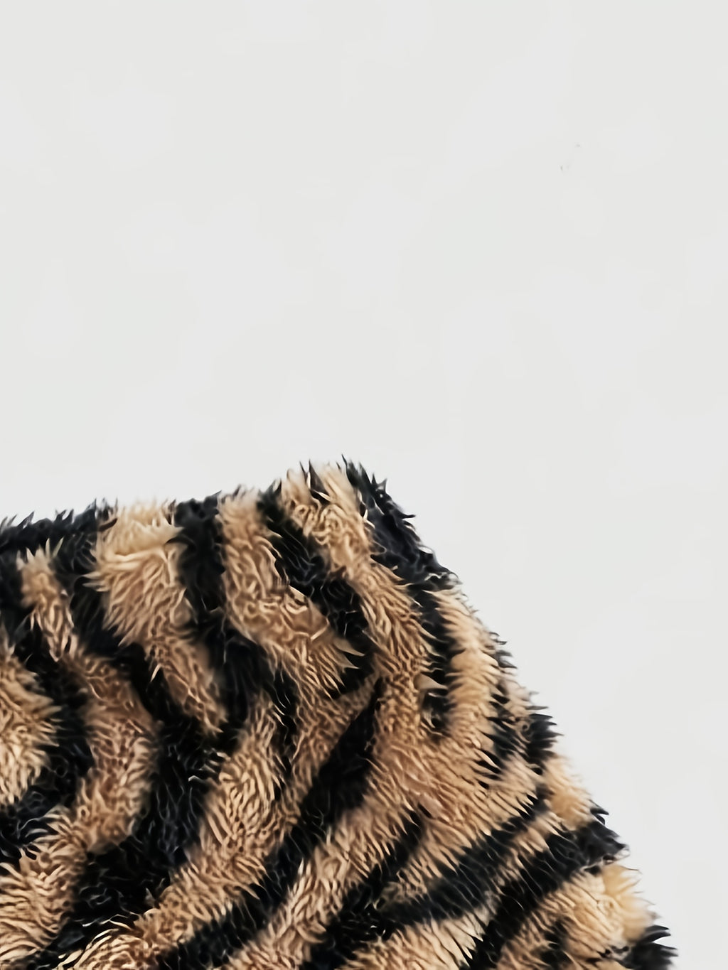 Leopard Print Fluffy Shorts