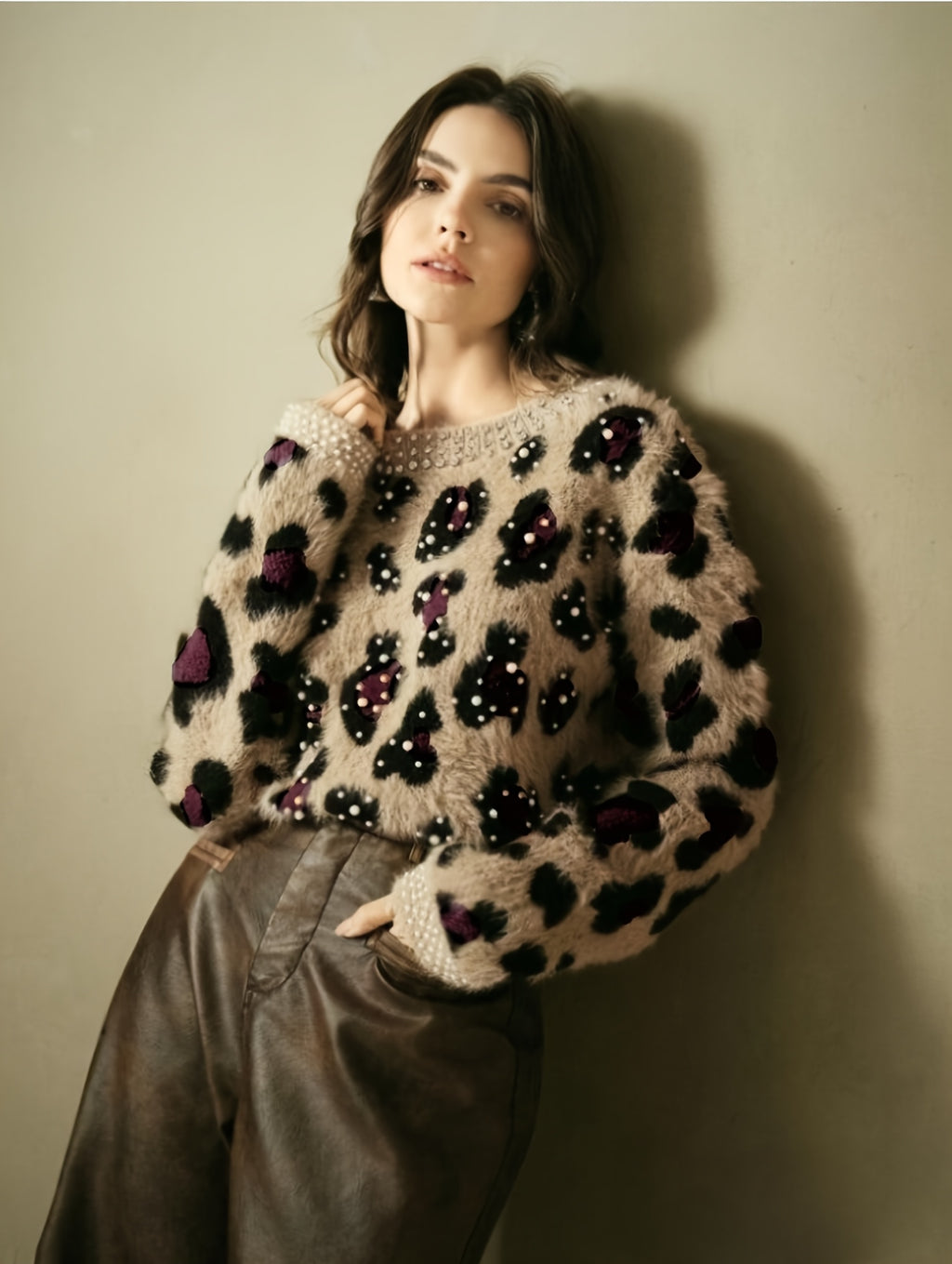 Luxurious Leopard Sweater