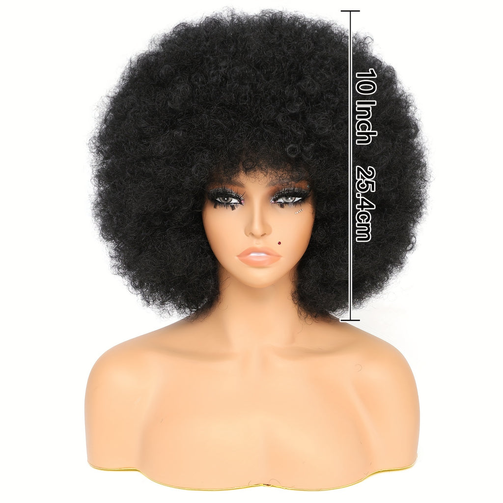 Large Bouncy Afro Kinky Curly Wig
