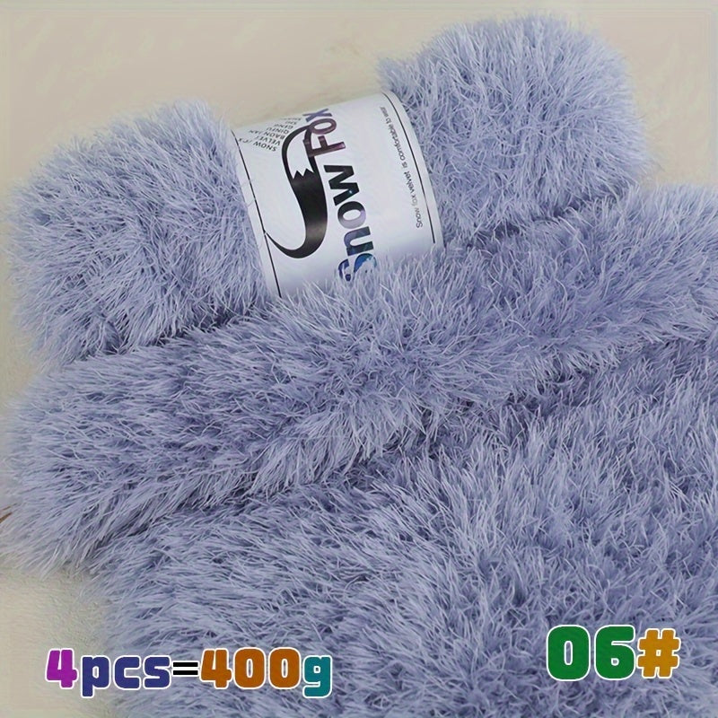 400g Lash Yarn Artificial Fur Fleece Yarn