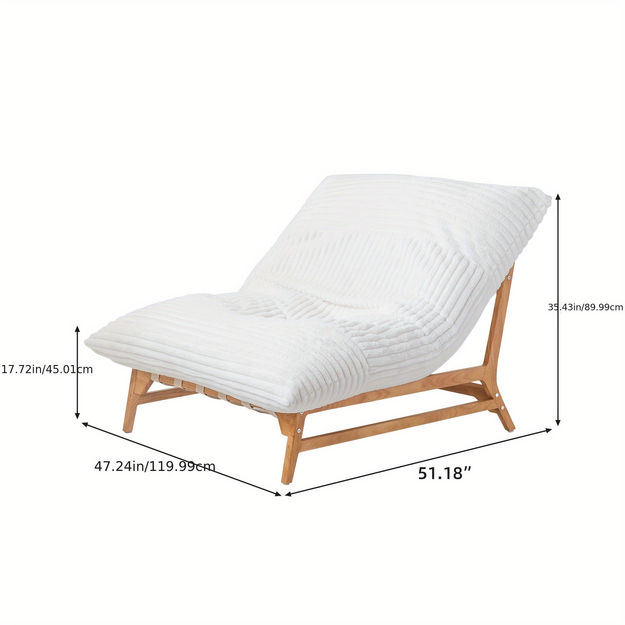 Oversized Chaise Lounge Chair