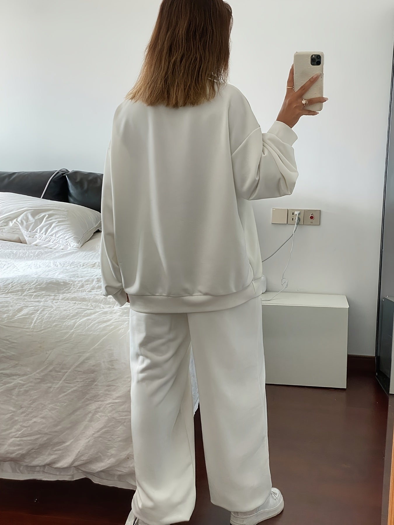 Casual Sweatshirt and Pants Set