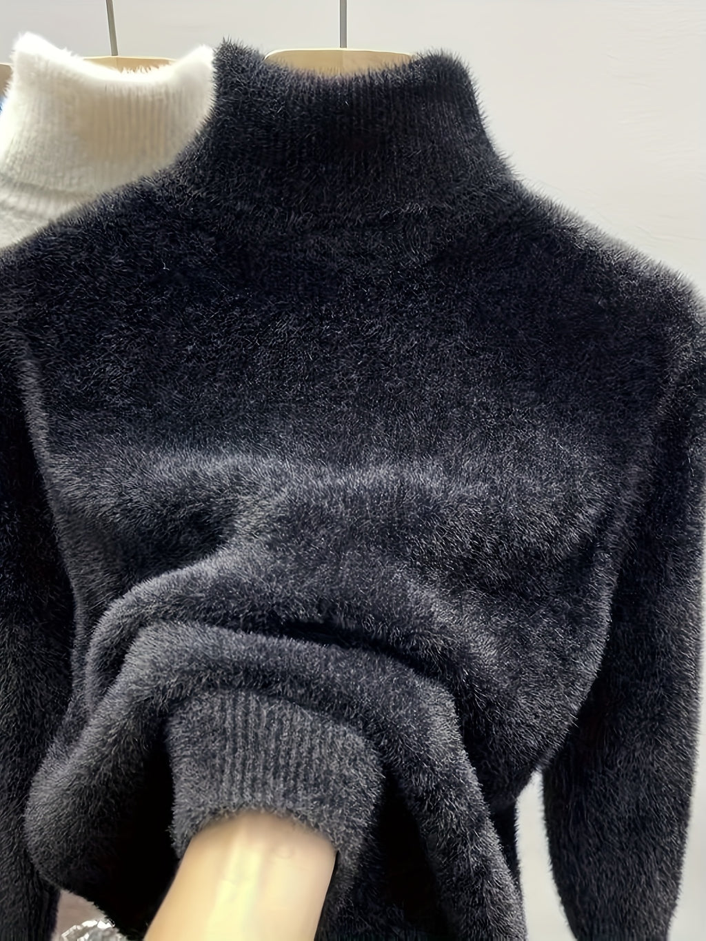 Faux Fur Turtleneck