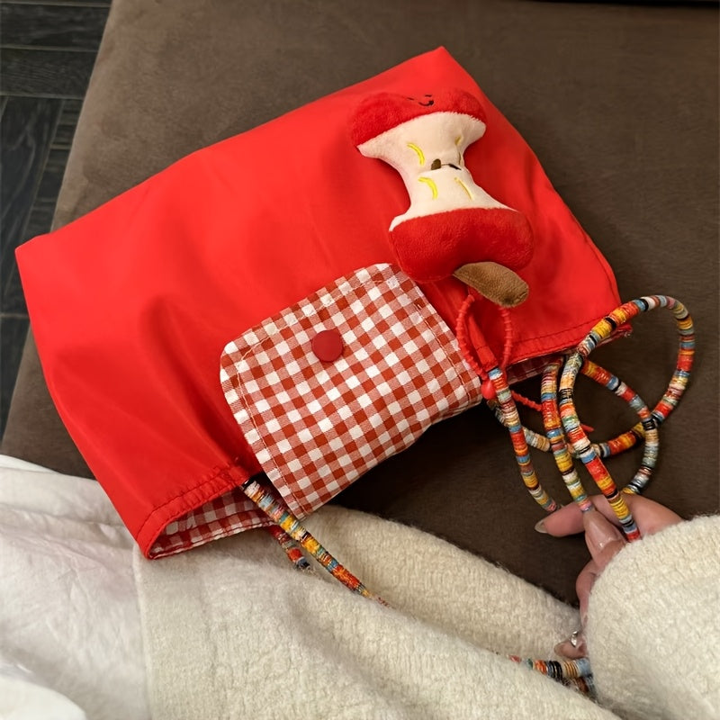 2pcs Set: 1pc Cute Pendant + Tote