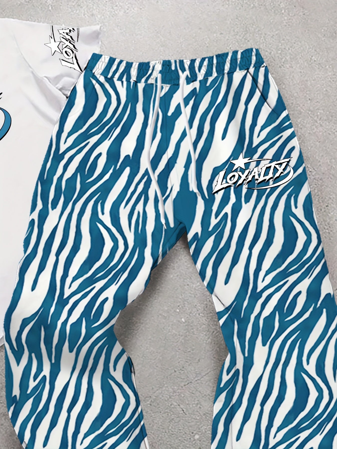 Short-Sleeved T-Shirt and Long Pants Set