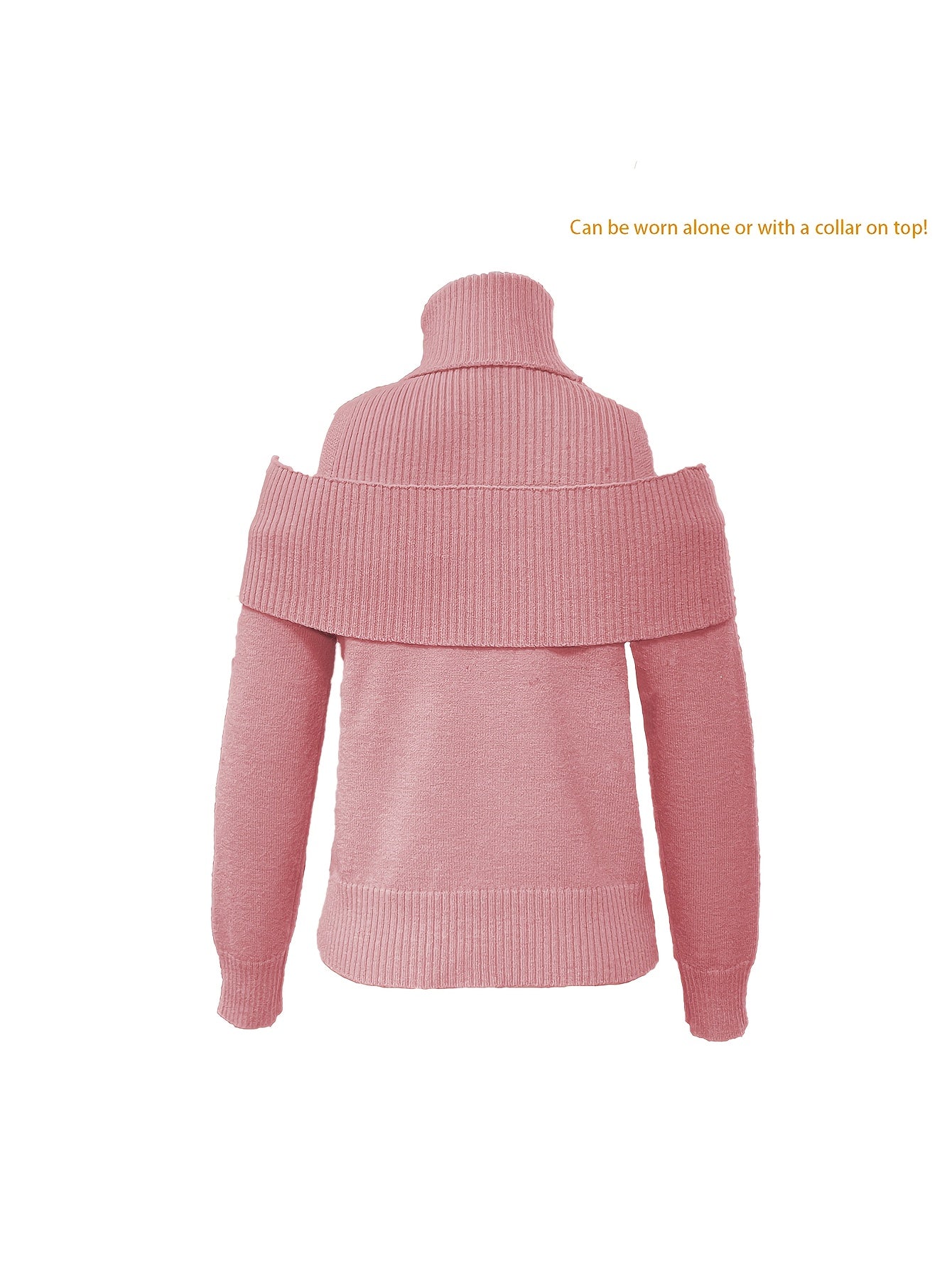 High-Neck Turtleneck Sweater