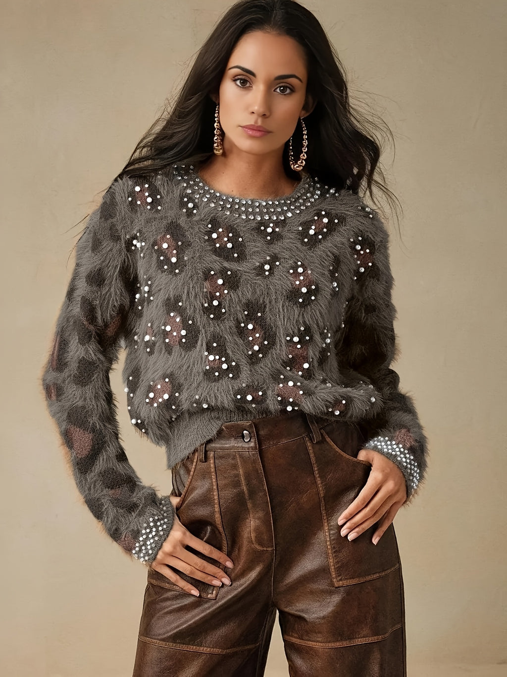 Luxurious Leopard Sweater