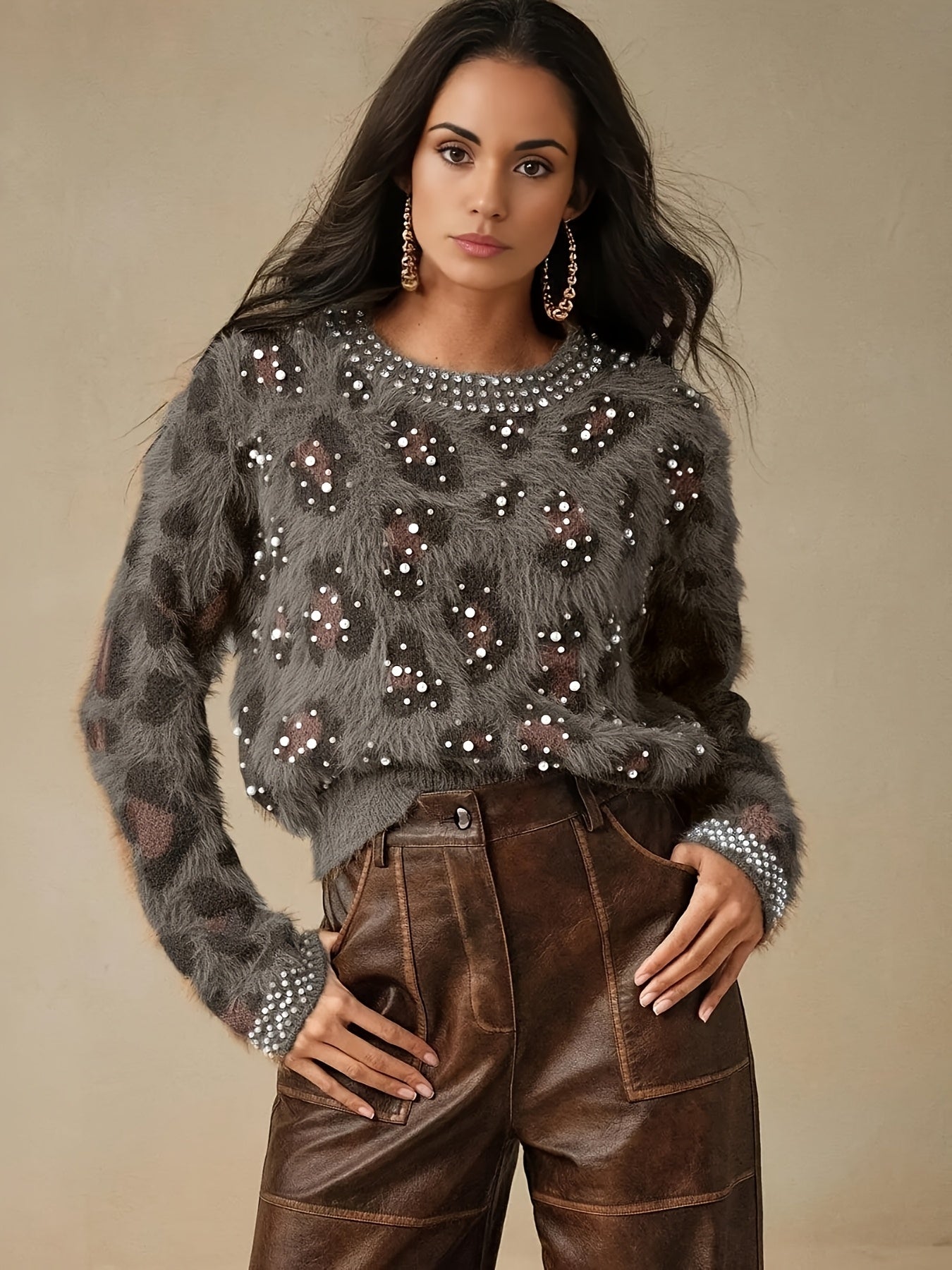 Luxurious Leopard Sweater