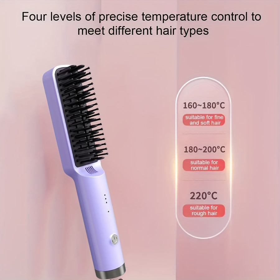 3-Minute Fast Straight Hair Comb with Ceramic Heating