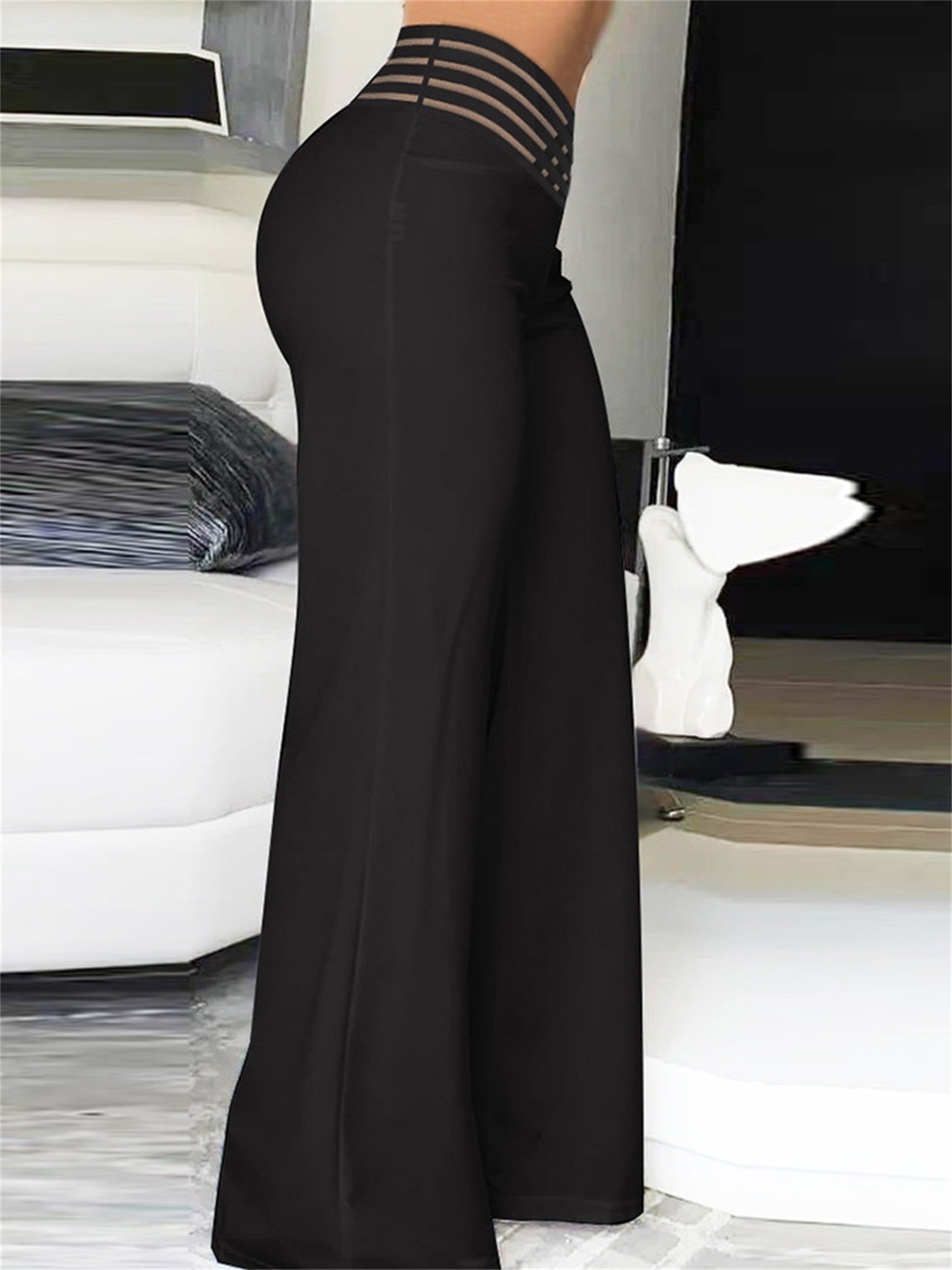 High-Waisted Wide Leg Pants