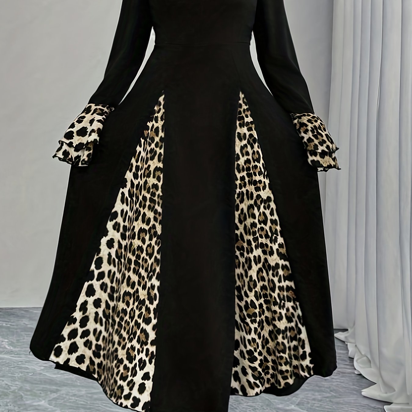 Leopard Print Mermaid Dress