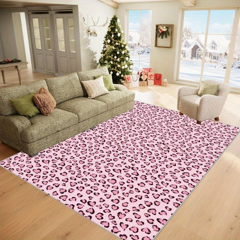 Leopard Print Area Mat