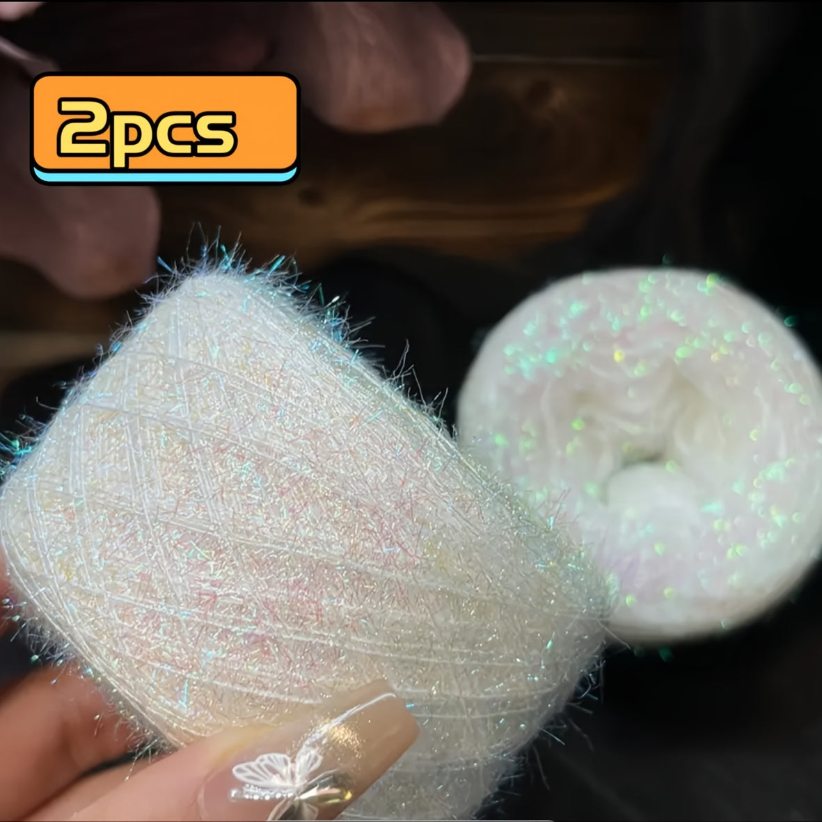 2-Pack Sparkling Yarn