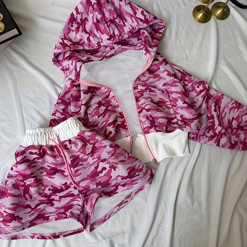 Leopard Print Two-Piece Set