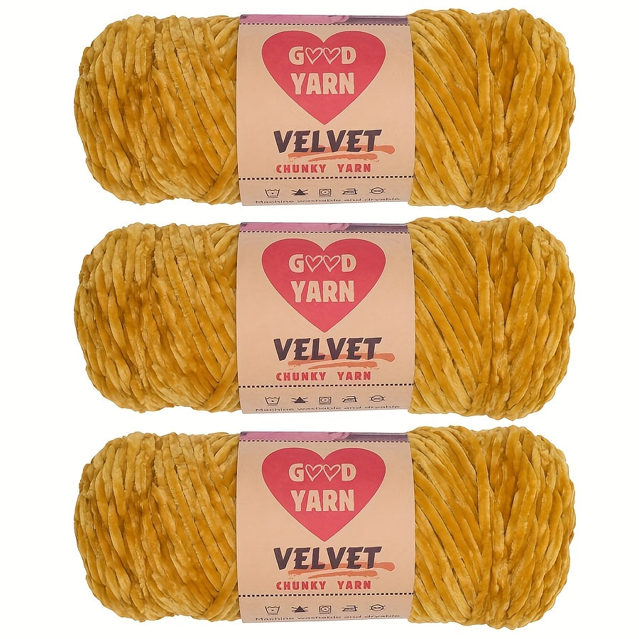 600g Big Chenille Velvet Yarn