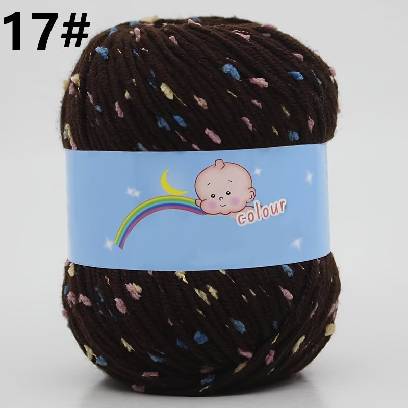 5rolls/0.55lb Color Dot Fleece Ball