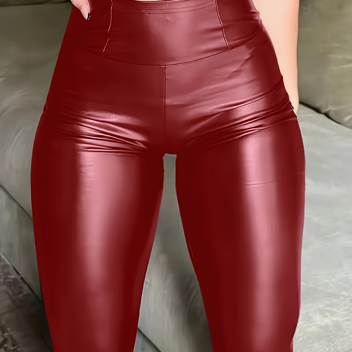 High-Waisted Skinny Pants