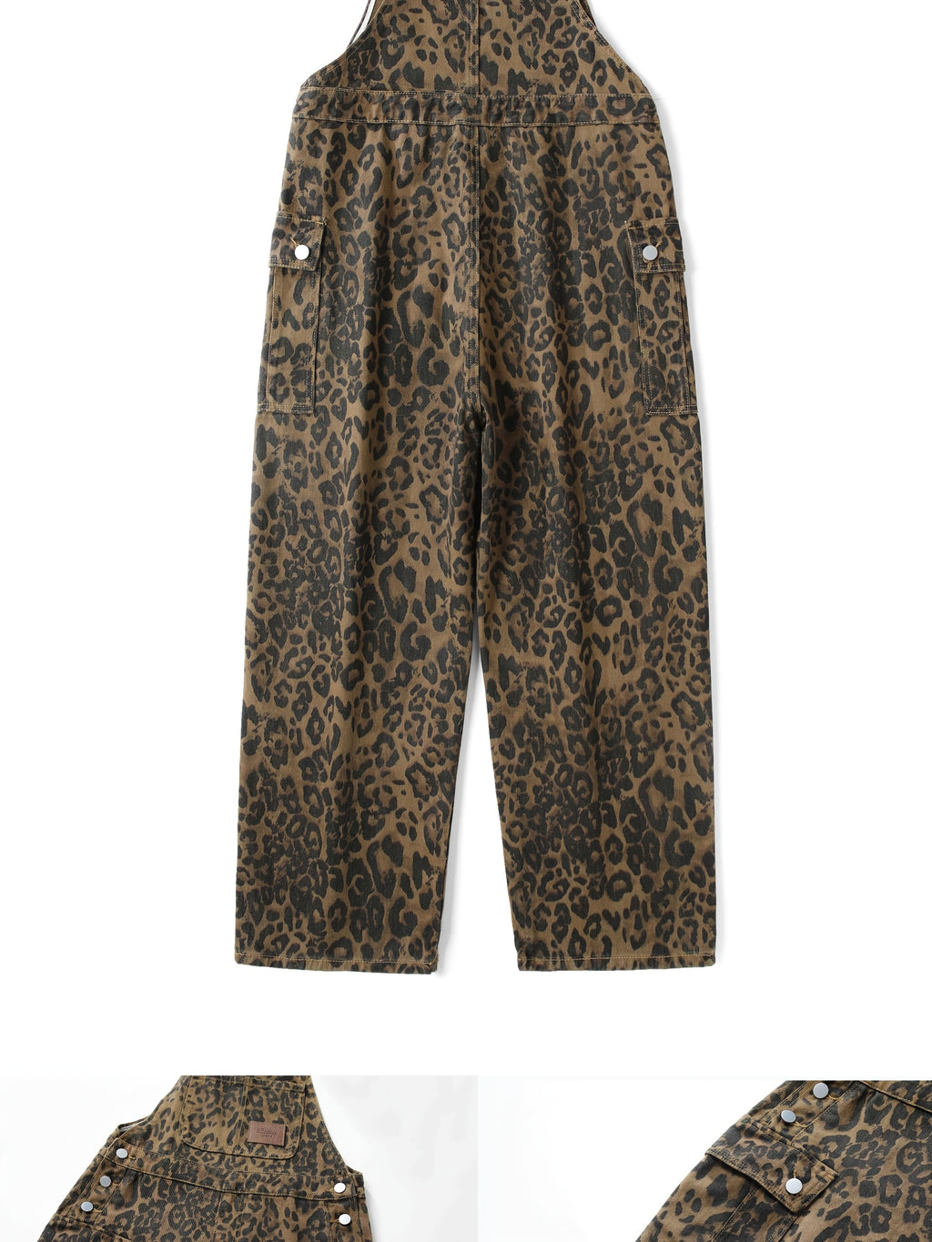 Oversized Wide-Leg Denim Jumpsuit