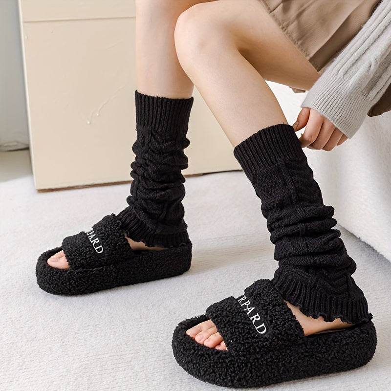 {4pcs} Geometric Leg Warmers