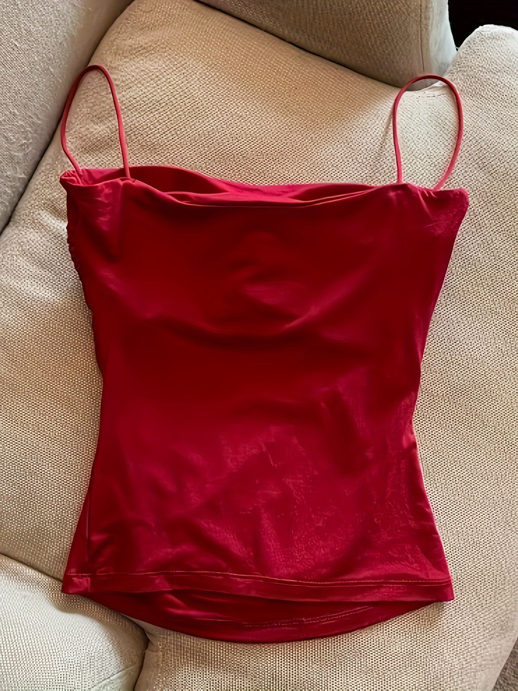 {4pcs} Elegant Spaghetti Strap Camisole Set