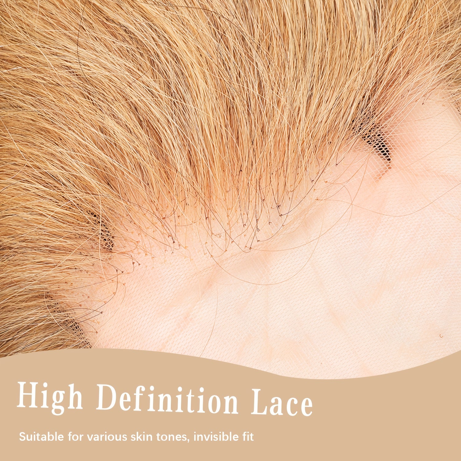 200% Density Honey Blonde Lace Front Wig