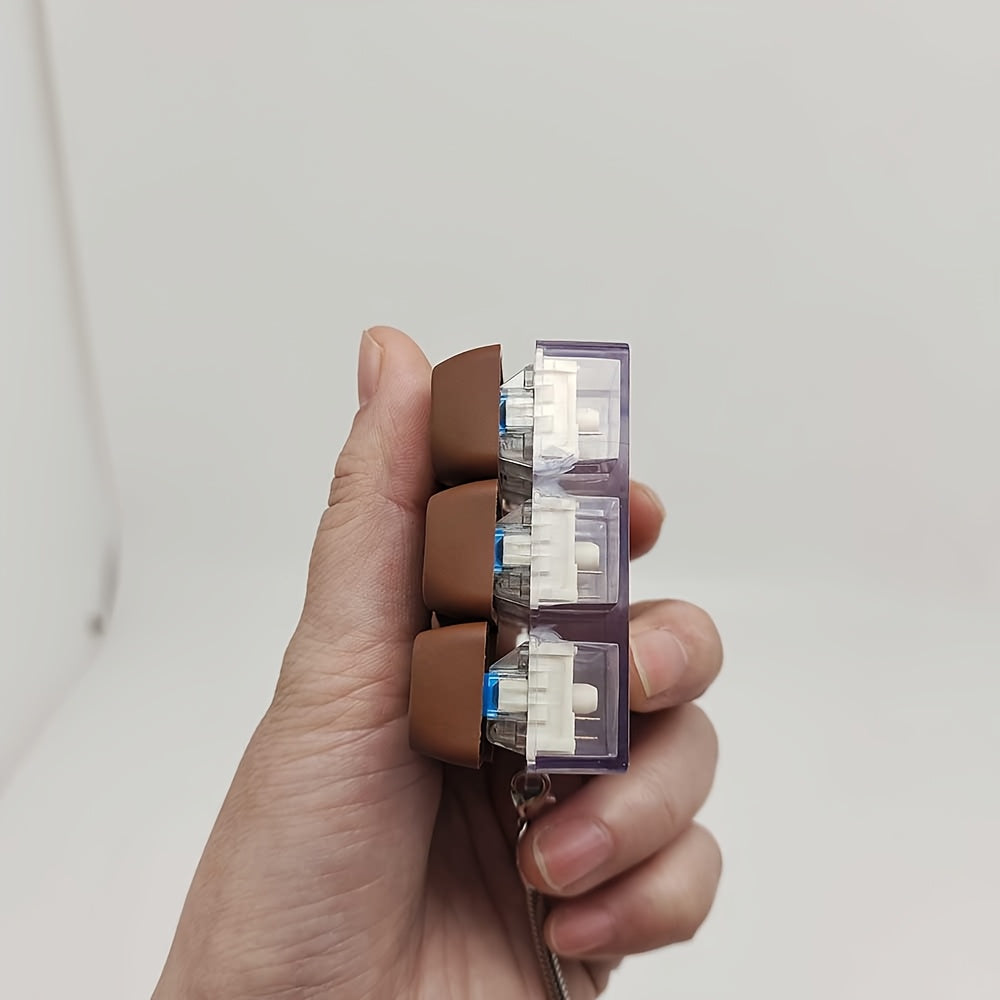 Finger Press Keycap Pop Fidget Toy Keychain