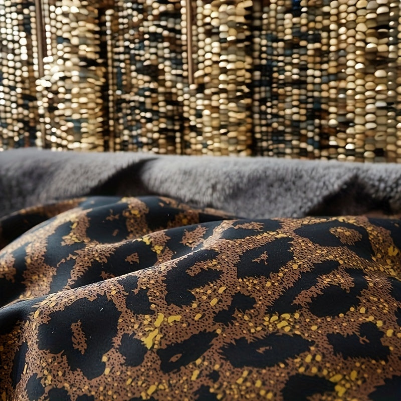 Leopard Print Comforter Set