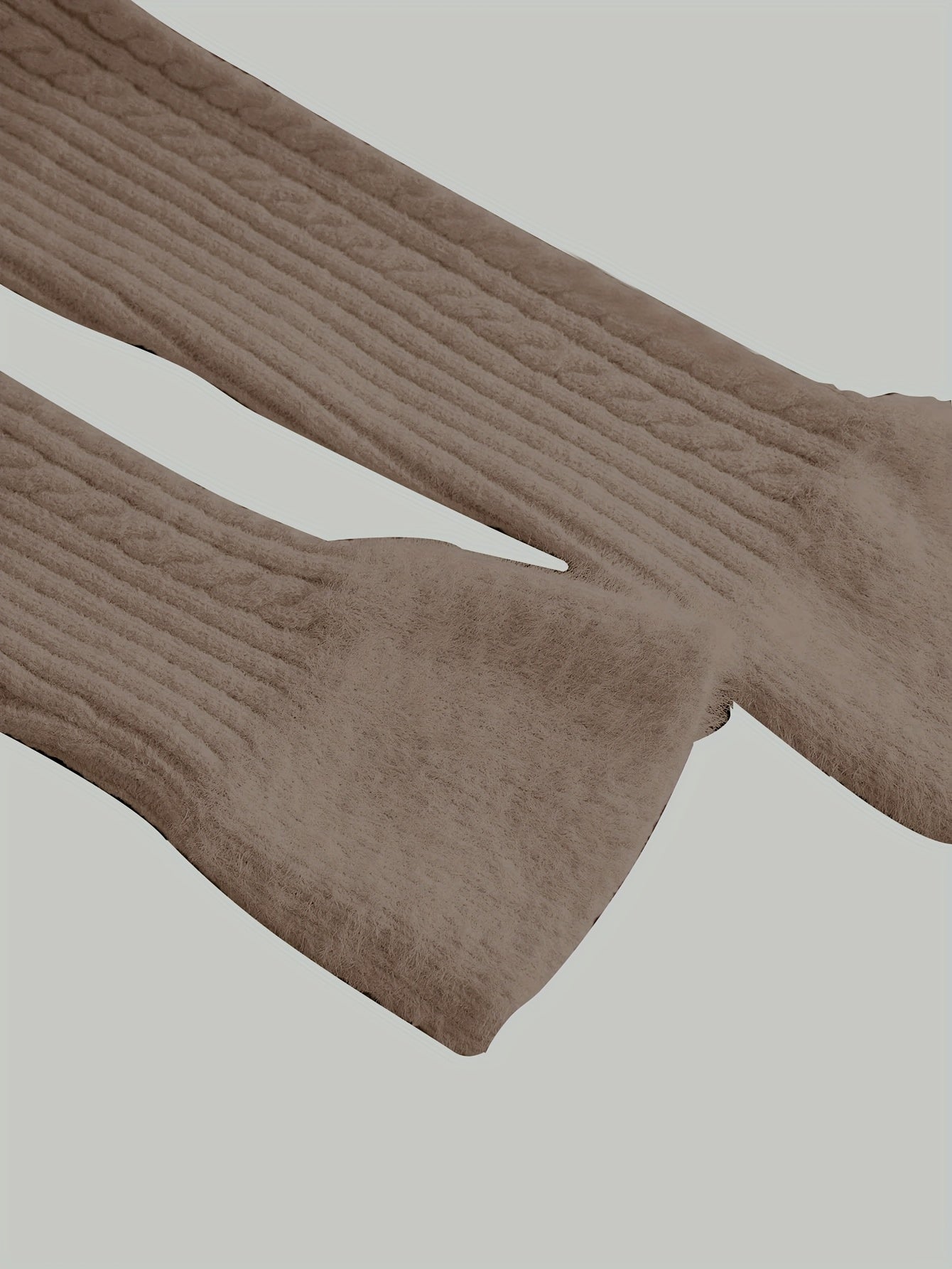 Women's Elegant Off-Shoulder Plush Ball Pendant Sweater Dress - Mid-Length Ribbed Party Dress with Adjustable Lace-Up Back, Fluffy Cuffs & Pompom Details for New Year, Valentine's Day, Special Occasions (Machine Washable), Dr